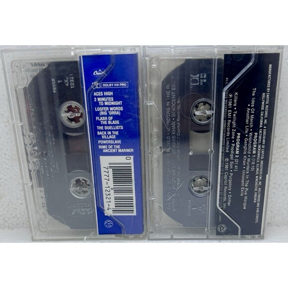 Iron Maiden • Killers And Power Slave• 2 Pack Stereo Cassettes - Picture 2 of 6